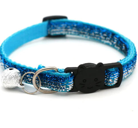 Kleurrijke & Verstelbare Kattenhalsband met Belletje