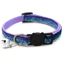 Kleurrijke & Verstelbare Kattenhalsband met Belletje