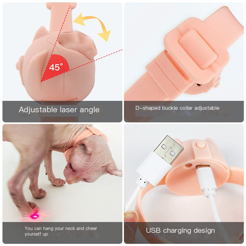 Interactieve Laser Halsband voor Katten – Automatisch Kattenspeeltje (1 Stuk)